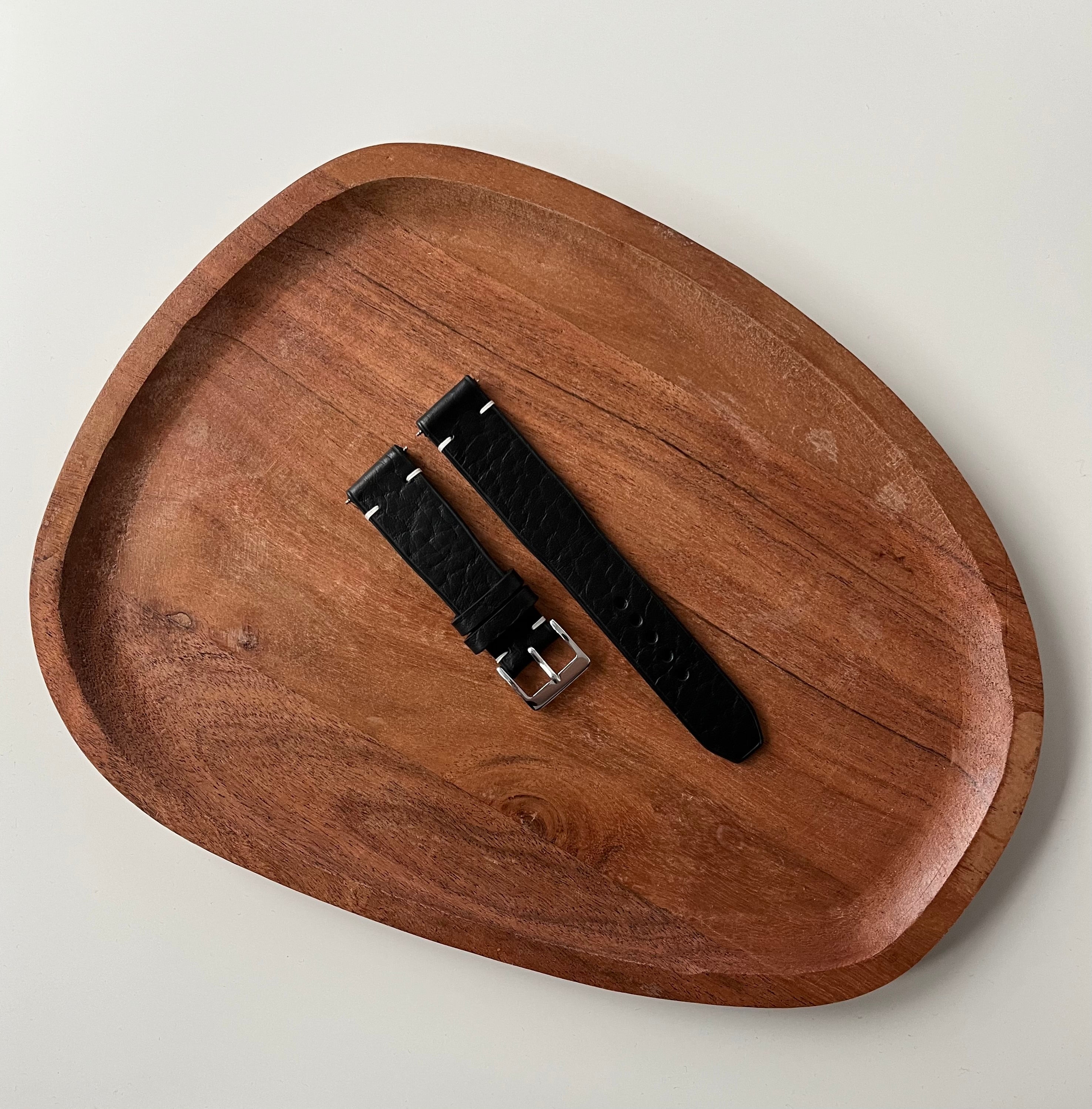 Handmade premium full-grain Italian leather watch strap