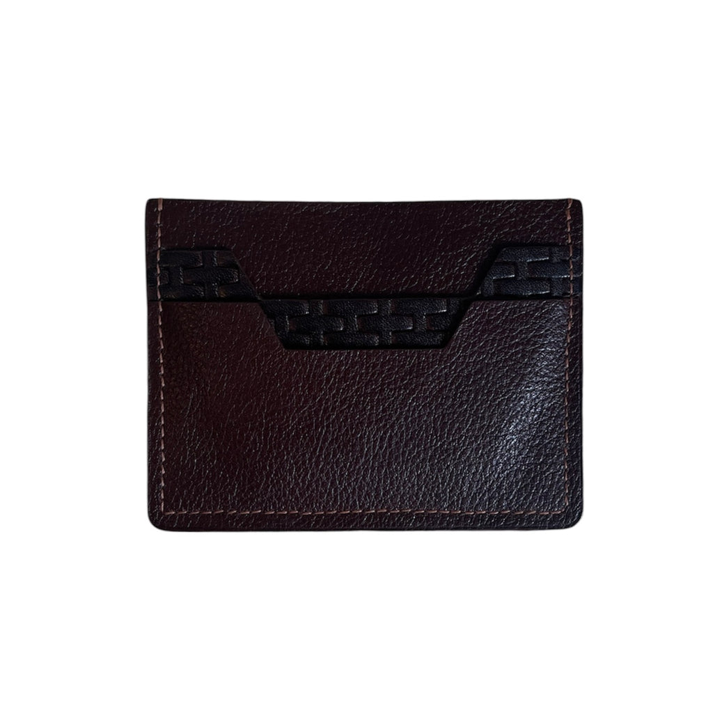 Handmade full-grain Togo leather cardholder