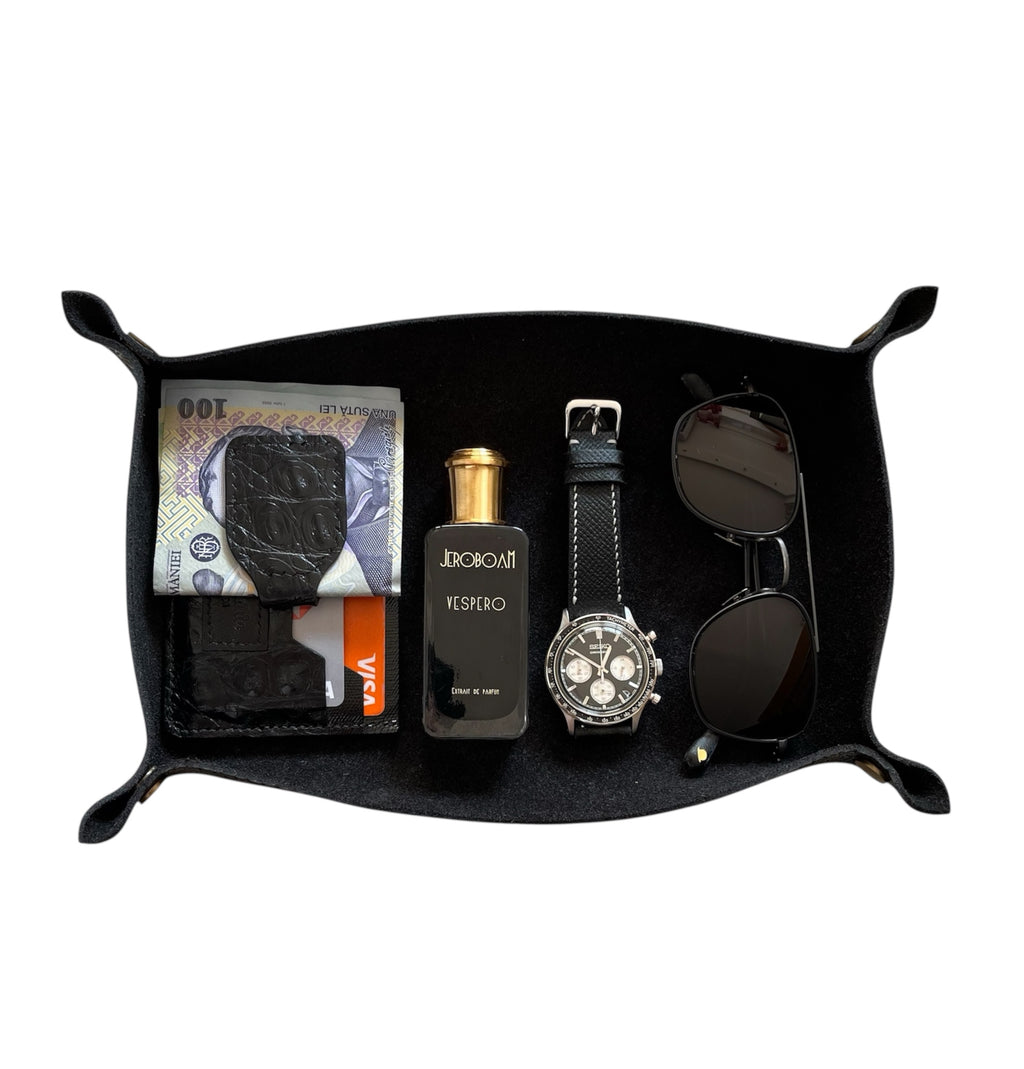 Handmade Premium Leather Valet Tray