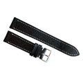 Handmade Grey Anthracite Taiga Leather Watch Strap